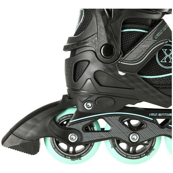 Rolki Nils Extreme NA11008 rekreacyjne regulowane czarne r. 39-42