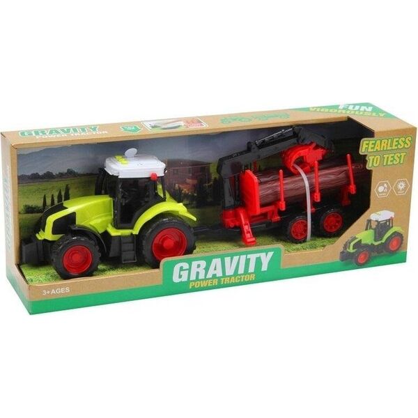 Trifox Traktor z przyczepą i dźwiękiem