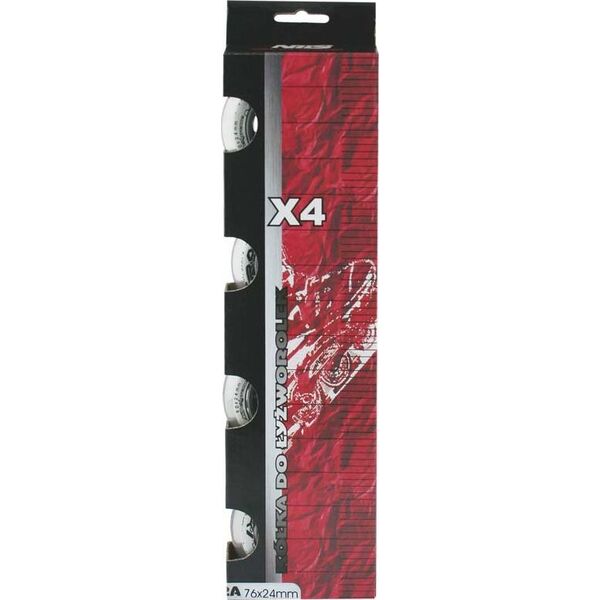 Nils Extreme Kółka PU 76x24 82A przezroczyste (16-30-016)