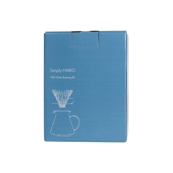 Hario Hario - V60 Glass Brewing Kit - Zestaw szklany dripper + serwer + filtry