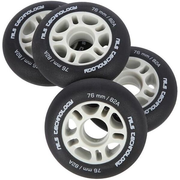 Nils Extreme PU 76x24 82A CZARNE MATOWE KÓŁKA (4 szt.) NILS EXTREME