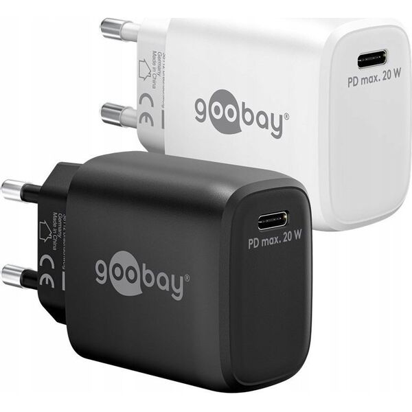Ładowarka Goobay Goobay | 65406 Goobay USB-C PD GaN Fast Charger (20 W)