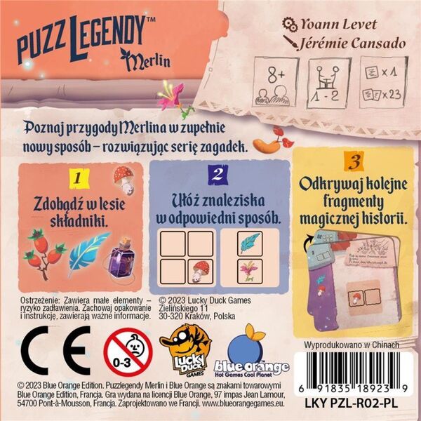 Lucky Duck Games PuzzLegendy: Merlin