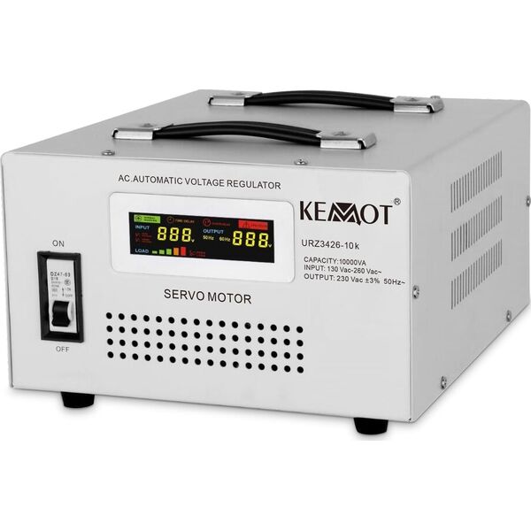 Kemot Automatyczny stabilizator napięcia  KEMOT MSER-10000 (10000 VA, serwomotor)