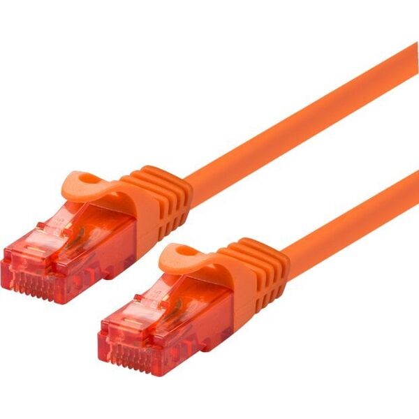 LOGON TCU66U250O kabel sieciowy Pomarańczowy 25 m Cat6 U/UTP (UTP)