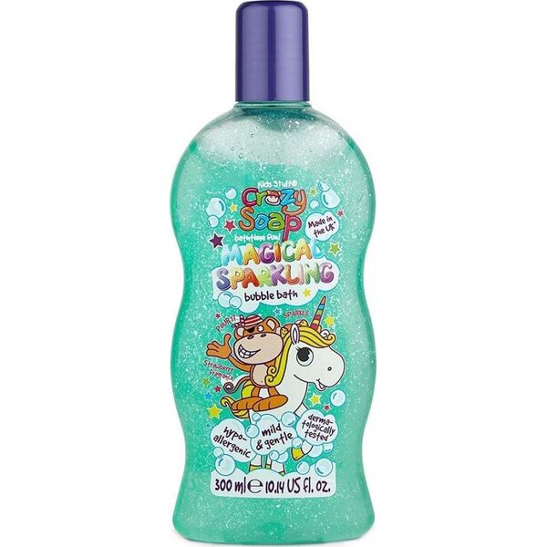 Kids Stuff KIDS STUFF_Crazy Soap Magic Sparkling musujacy płyn do kąpieli Truskawka 300ml