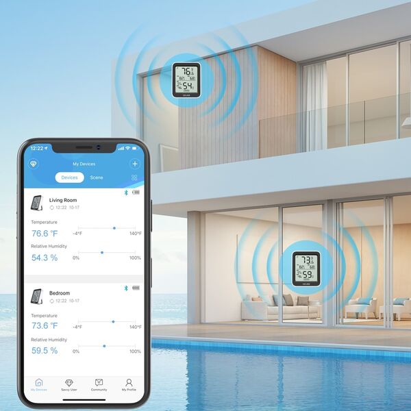 Govee Govee H5075 | Termometr i higrometr | Bluetooth, wyświetlacz