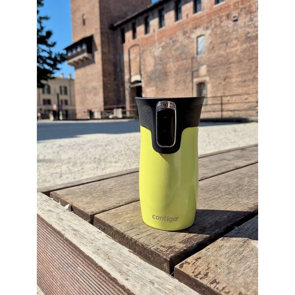 Contigo Kubek termiczny Contigo West Loop Mini 300ml - żółty metalik