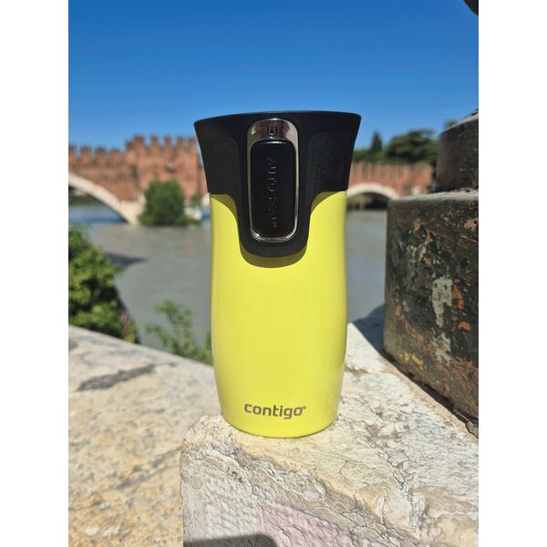 Contigo Kubek termiczny Contigo West Loop Mini 300ml - żółty metalik