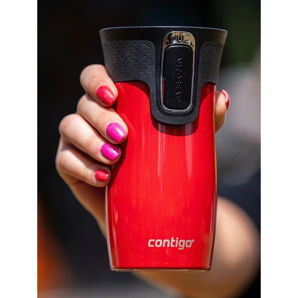 Contigo Kubek termiczny Contigo West Loop Mini 300ml - czerwony metalik