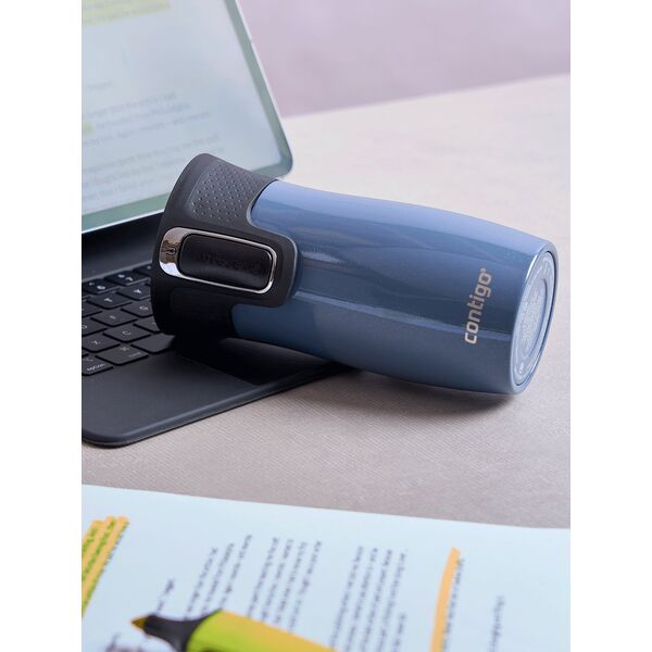 Contigo Kubek termiczny Contigo West Loop Mini 300ml - niebieski metalik