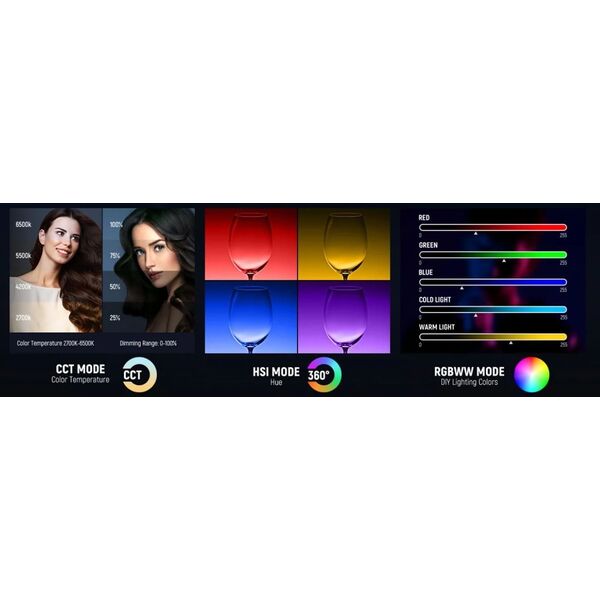 Lampa Studyjna Oświetleniowa Video Led Rgb 150w Bluetooth / Neewer Ms150c