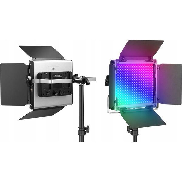 Zestaw Oświetleniowy Studyjny 2x Lampa Wrota Rgb 50w 3200-5600k + 2x Statyw / Rgb 660pro Ii