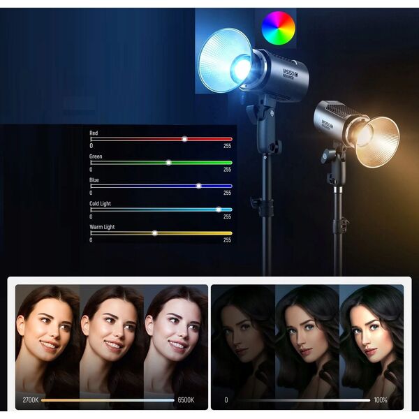 Lampa Studyjna Oświetleniowa Video Led 130w Bluetooth Bi-color / Neewer Ms150b