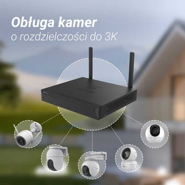 Rejestrator IP Ezviz X5S-4W