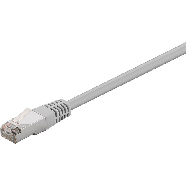 Goobay Kabel krosowy patchcord F/UTP kat. 5e szary 5m (73080)