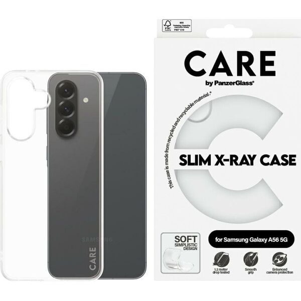 Etui CARE by PanzerGlass Fashion X-Ray    do Samsung Galaxy A56 5G przezroczysty