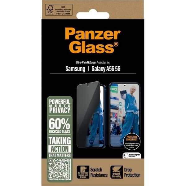 Szkło prywatyzujące PanzerGlass           Ultra-Wide Fit do Samsung Galaxy A56 5G