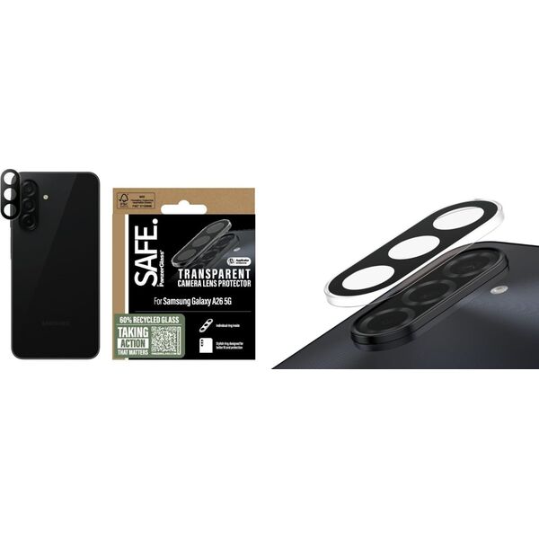 Szkło hartowane na obiektyw SAFE by       PanzerGlass Rings Lens Protector do Samsung Galaxy A26 5G przezroczysty