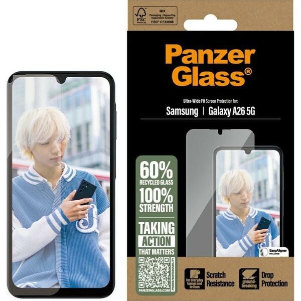 Szkło hartowane PanzerGlass Ultra-Wide    Fit do Samsung Galaxy A26 5G