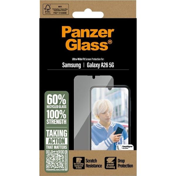 Szkło hartowane PanzerGlass Ultra-Wide    Fit do Samsung Galaxy A26 5G