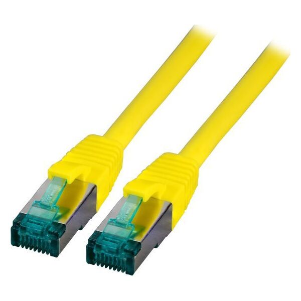 EFB EFB RJ45 Patchkabel S/FTP, Cat.6A, LSZH, 0,25m, gelb