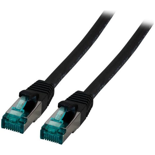 EFB EFB RJ45 Patchkabel S/FTP, Cat.6A, LSZH, 50m, schwarz