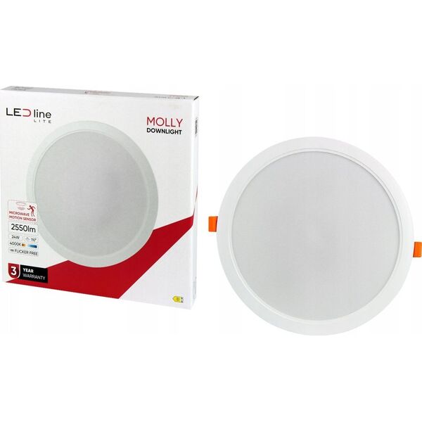 RECESSED LED LIGHT MOLLY 30-60K 18W 1900