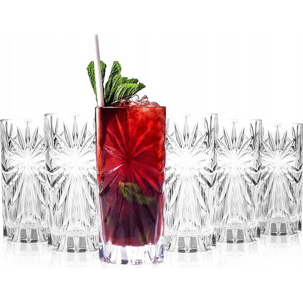 Crystal glasses RCR OASIS, 360 ml, 6 pcs.