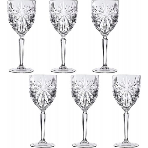 Crystal wine glasses RCR OASIS, 230 ml, 6 pcs.