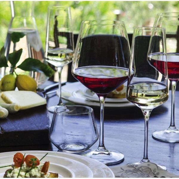 Crystal red wine glasses RCR ARIA, 460 ml., 6 pcs.