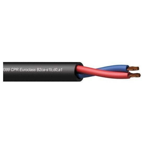 Przewód Procab Procab CLS225-B2CA/3 Loudspeaker cable - 2 x 2.5 mm2 - 13 AWG - EN50399 CPR Euroclass B2ca-s1b,