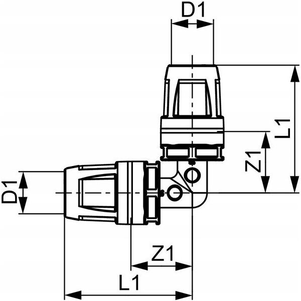 Tece Γωνία PPSU 16 x 16mm (8710716)