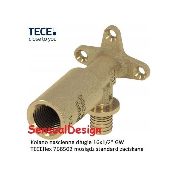 Tece TECEflex - Μακρύ τοίχο γωνία 16x1/2" GW [10/20] - 768502