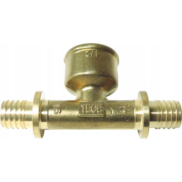 Tece Τρίοδης ορειχάλκινη σύνδεση GW 16mm x 1/2" x 16mm (769516)