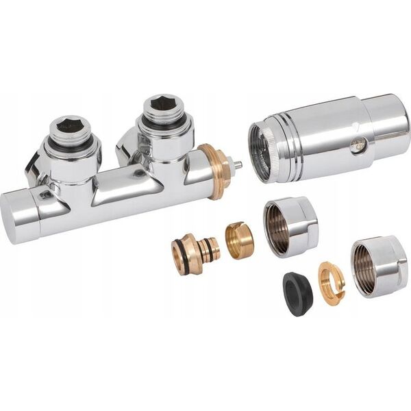Invena INVENA DUOPLEX ΓΙΑ ΚΑΤΩ ΣΥΝΔΕΣΗ 50MM ΧΡΩΜΙΟ - CZ-88-015