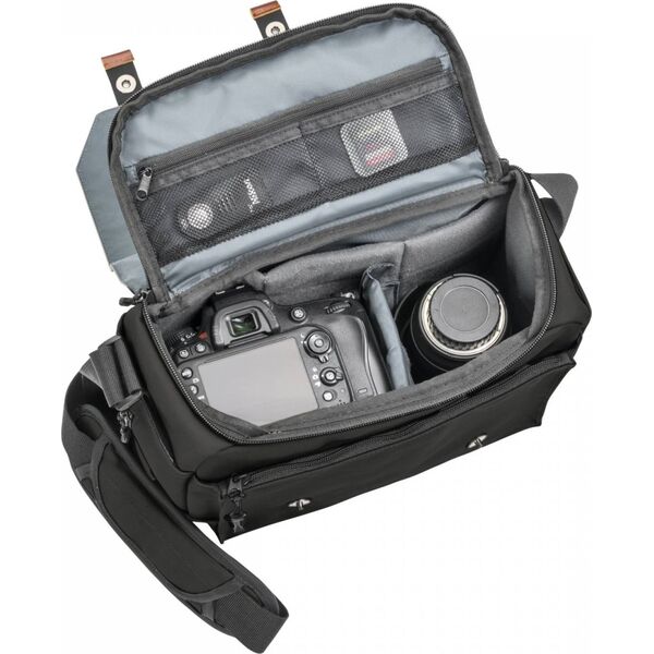 Τσάντα Mantona mantona Camera bag Milano grande μαύρο