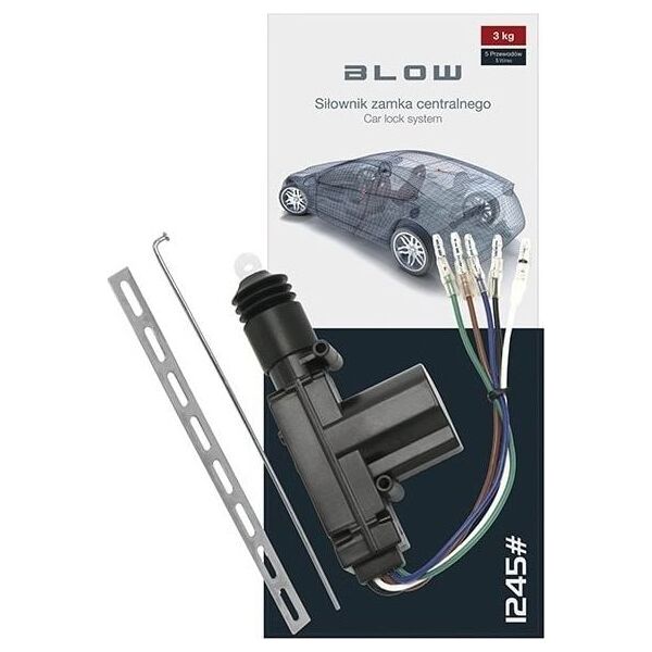 Blow Siłownik zamka centralnego Slave (3kg, 2 przewody)