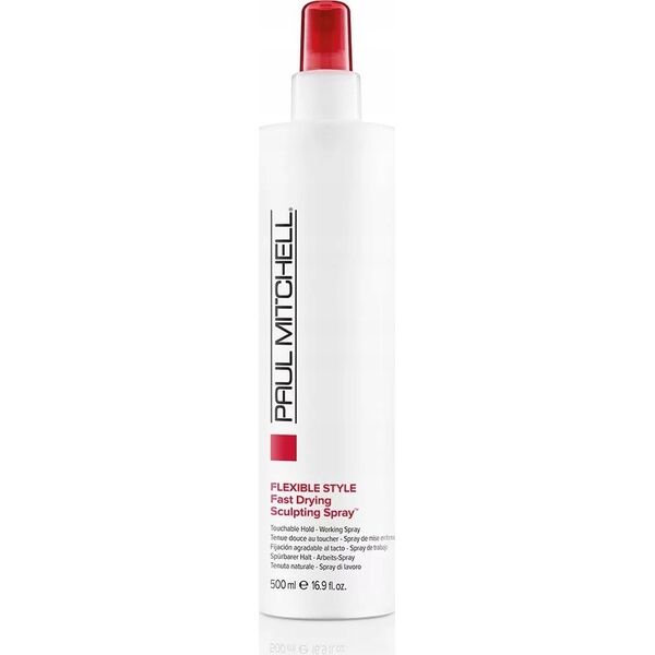 PAUL MITCHELL Paul Mitchell, Ευέλικτο Στυλ Γρήγορο Στέγνωμα Γλυπτική, Χωρίς Paraben, Σπρέι Μαλλιών, Λάμψη & Όγκος, Μεσαίο Κράτημα, 500 ml Για Γυναίκες