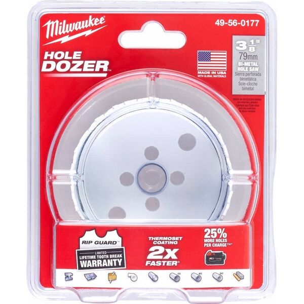 Τρυπάνι Milwaukee Bi-Metal HOLE DOZER O79mm Milwaukee