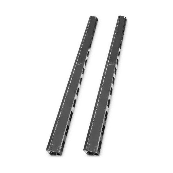 Κάθετος Οργανωτής Καλωδίων Digitus (κανάλι) 42U 1865x93x82mm, μαύρο, σετ 2 τεμαχίων, σειρά Hyper Pro