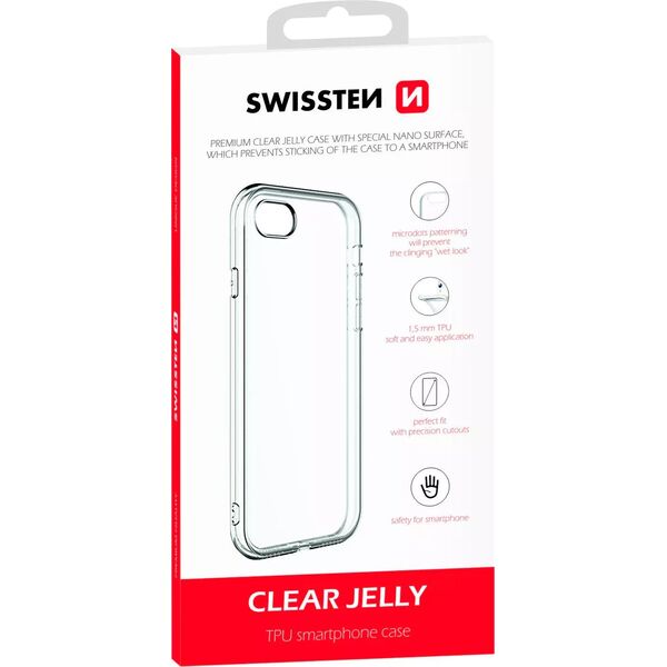 Swissten Swissten Clear Jelly Back Case 1.5 mm Διάφανη Σιλικόνη Πίσω Θήκη για Samsung Galaxy A34