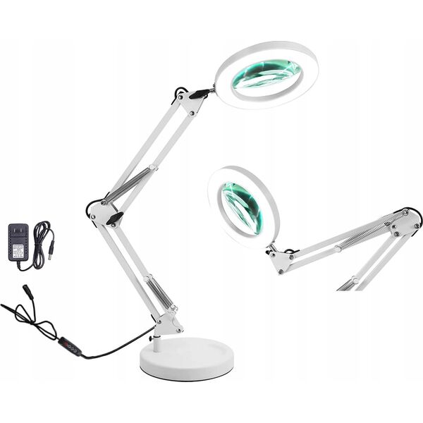 Lampka biurkowa Blow 44-168# Lampka biurkowa led lb-23 biała