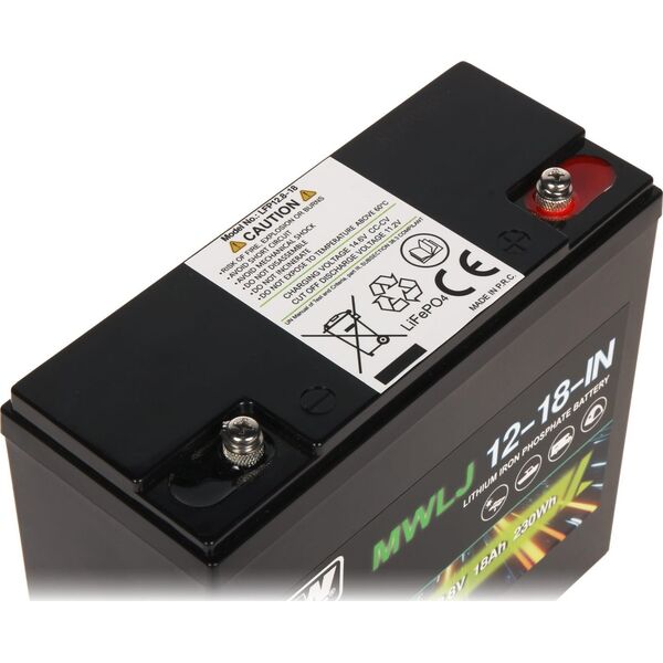 AKUMULATOR 12.8V/18AH/LIFEPO4-MWLJ MW Power