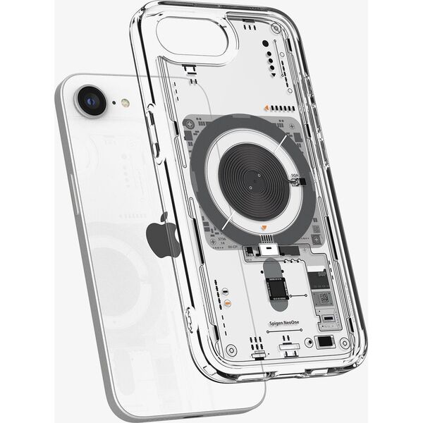 SPIGEN futerał ULTRA HYBRID MAG kompatybilny z MagSafe do IPHONE SE 4 2025 neo one