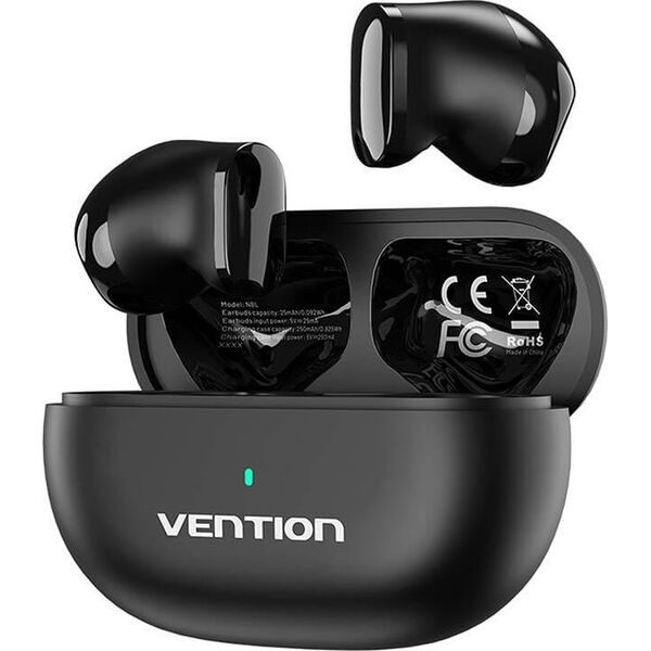 Słuchawki bezprzewodowe TWS Vention NBLB0 Earbuds T12 (Czarne)