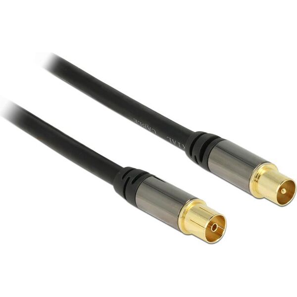 Kabel Delock Antenowy 1m czarny (88922)