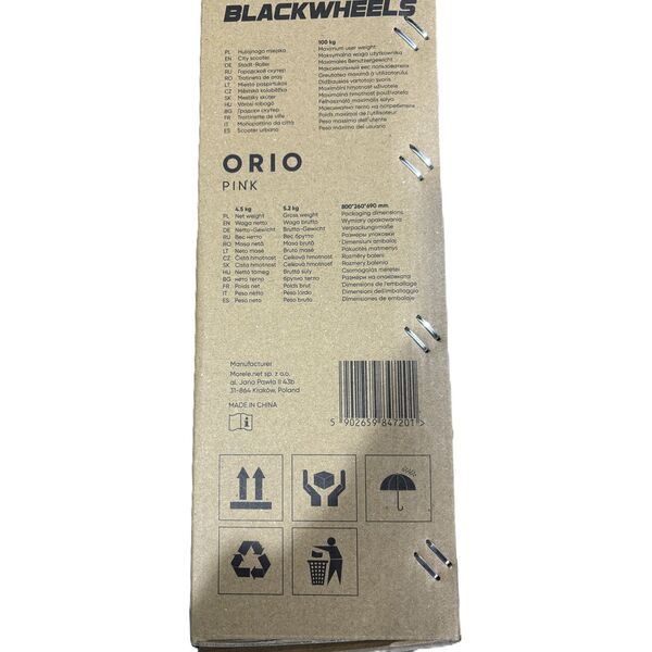 Hulajnoga Blackwheels BLACKWHEELS HULAJNOGA ORIO BLACK PINK