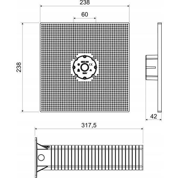 PŁYTA MONTAŻOWA DO DOCIEPLEŃ MDZ-XL-300-KB KOPOS