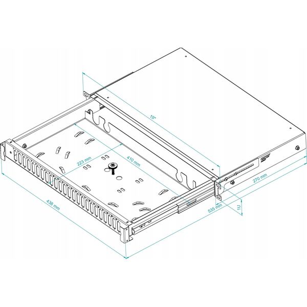 PRZEŁĄCZNICA ŚWIATŁOWODOWA TFDP-19-1U-24D-SC-G STALFLEX
